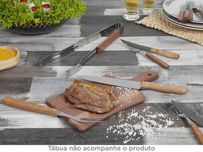 Kit Churrasco 15 Peças Tramontina