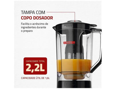 Liquidificador Turbo Power Mondial  550W - 110V