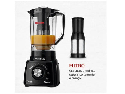 Liquidificador Turbo Power Mondial  550W - 110V