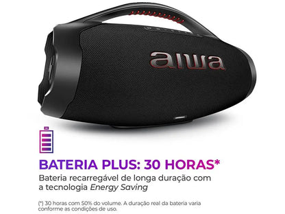 Caixa de Som Aiwa Boombox Plus