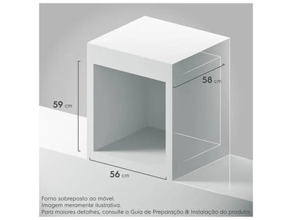 Forno Elétrico de Embutir Electrolux Multifuncional 80L