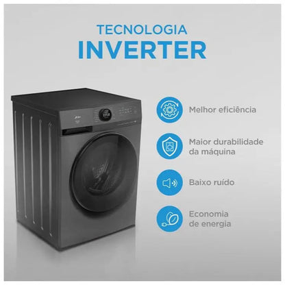 Lavadora de Roupas Midea Slim 11kg - 220V