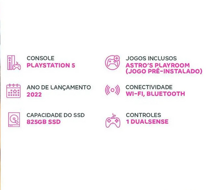 PlayStation 5 825GB Mídia Física