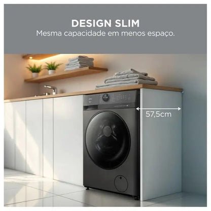 Lavadora de Roupas Midea Slim 11kg - 220V