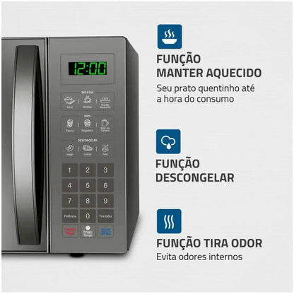 Micro-ondas Mondial 34L Espelhado - 220V
